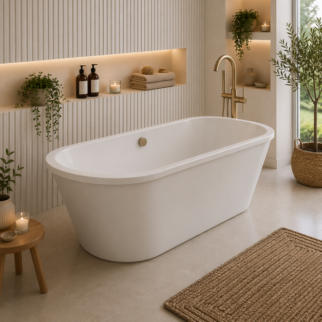 Savoy Freestanding 1700x755x570mm 0TH Bath Savoy Freestanding 1700x755x570mm 0TH Bath