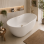 Harlesden Freestanding 1655x745x580mm 0TH Bath - Gloss White