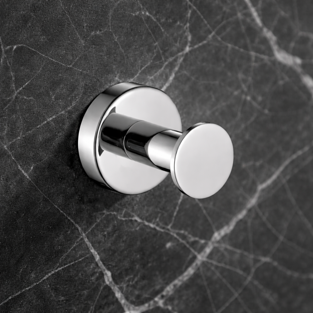 Origins Living G Pro Chrome Accessories 5027-13 Origins Living G Pro Robe Hook - Chrome 5027-13 Bathroom Accessory