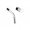 Abode Kite Wall Mounted Basin Mixer - Chrome Bathroom Taps
