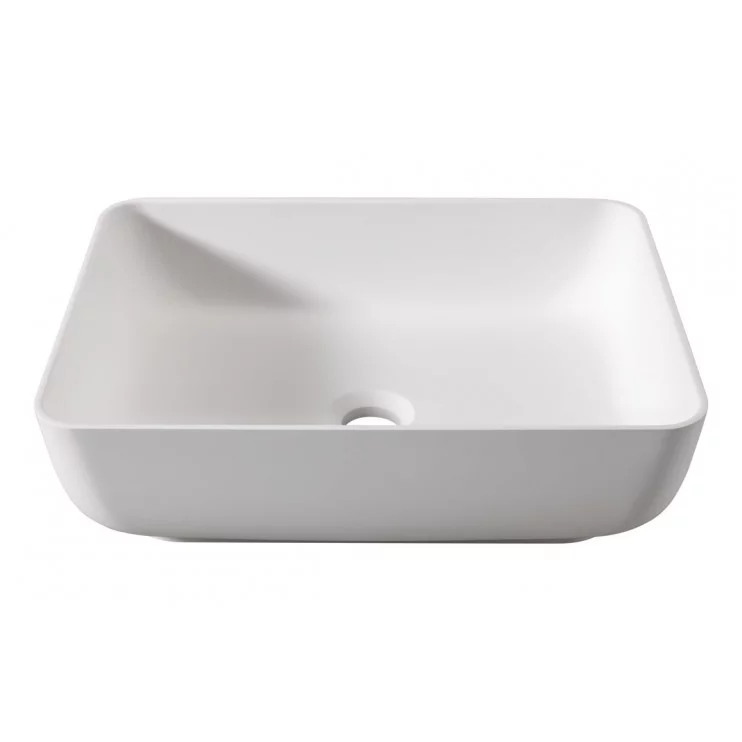 Abode Cava 450x350mm Tablet Basin - Chalk White