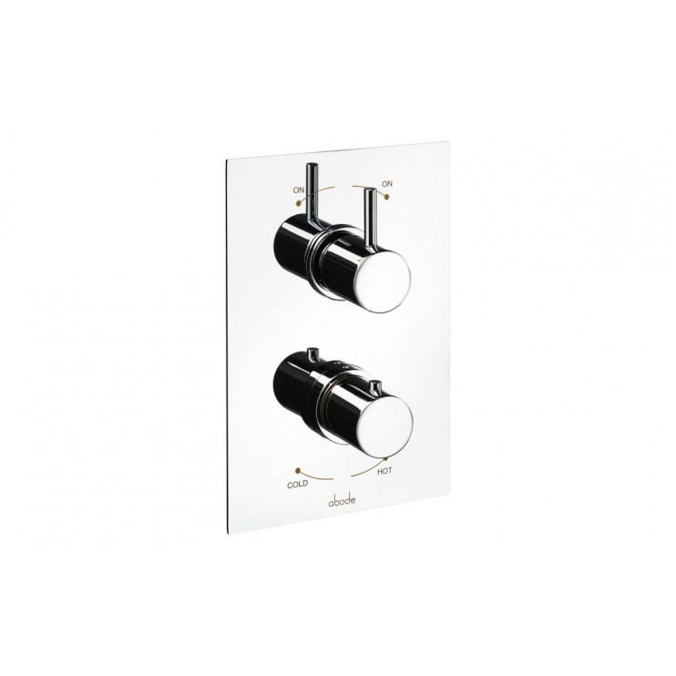 Abode Harmonie Concealed Shower (2 Exit) - Chrome Bathroom Taps