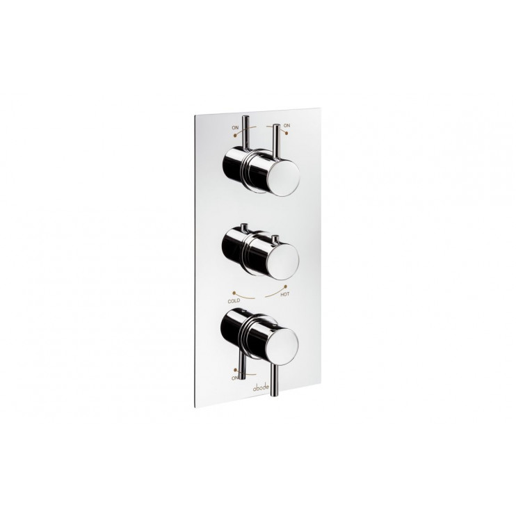 Abode Harmonie Concealed Shower (3 Exit) - Chrome Bathroom Taps