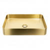 Abode Iox 500x350mm Tablet Steel Basin - PVD Brass