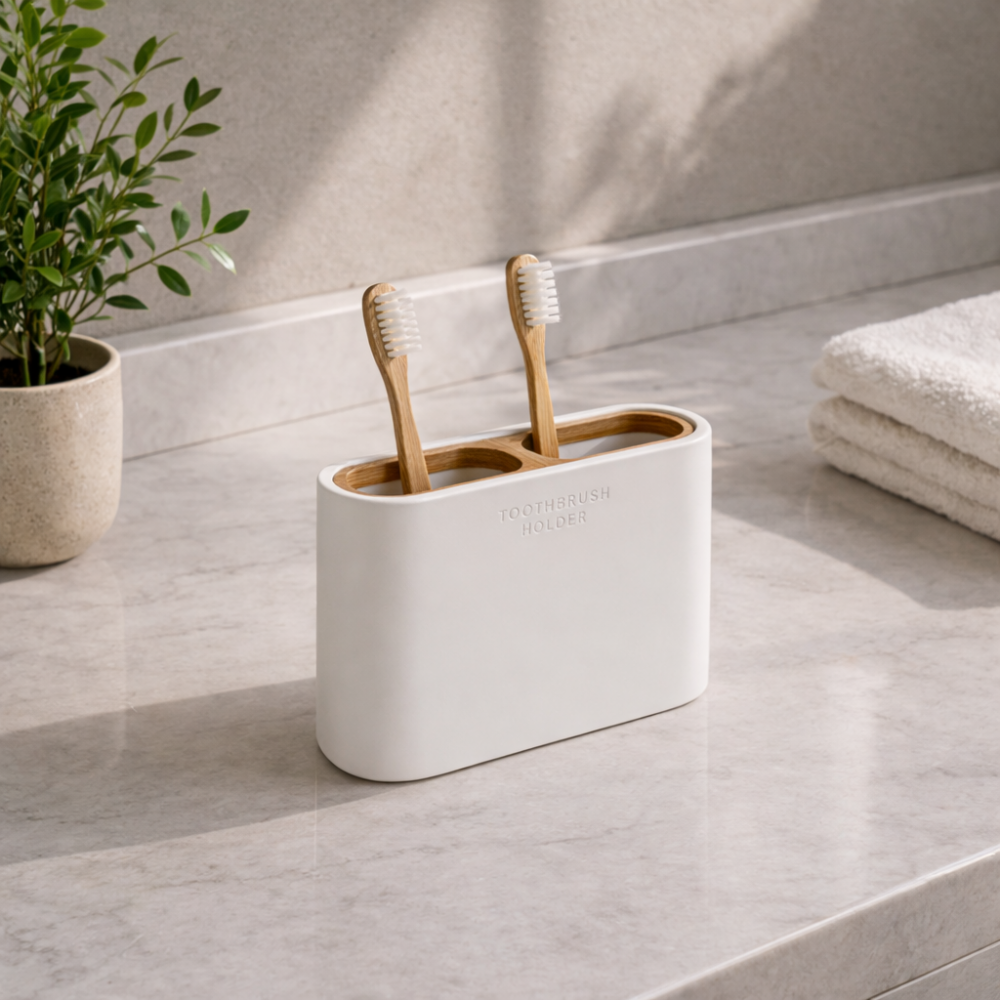 Origins Living Ninfea Tumbler - White/Bamboo 1398-02