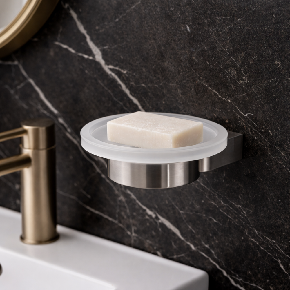 Origins Living Pirenei Soap Dish - Brushed Nickel PI11-38