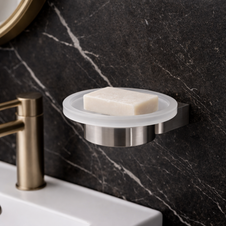 Origins Living Pirenei Soap Dish - Brushed Nickel PI11-38