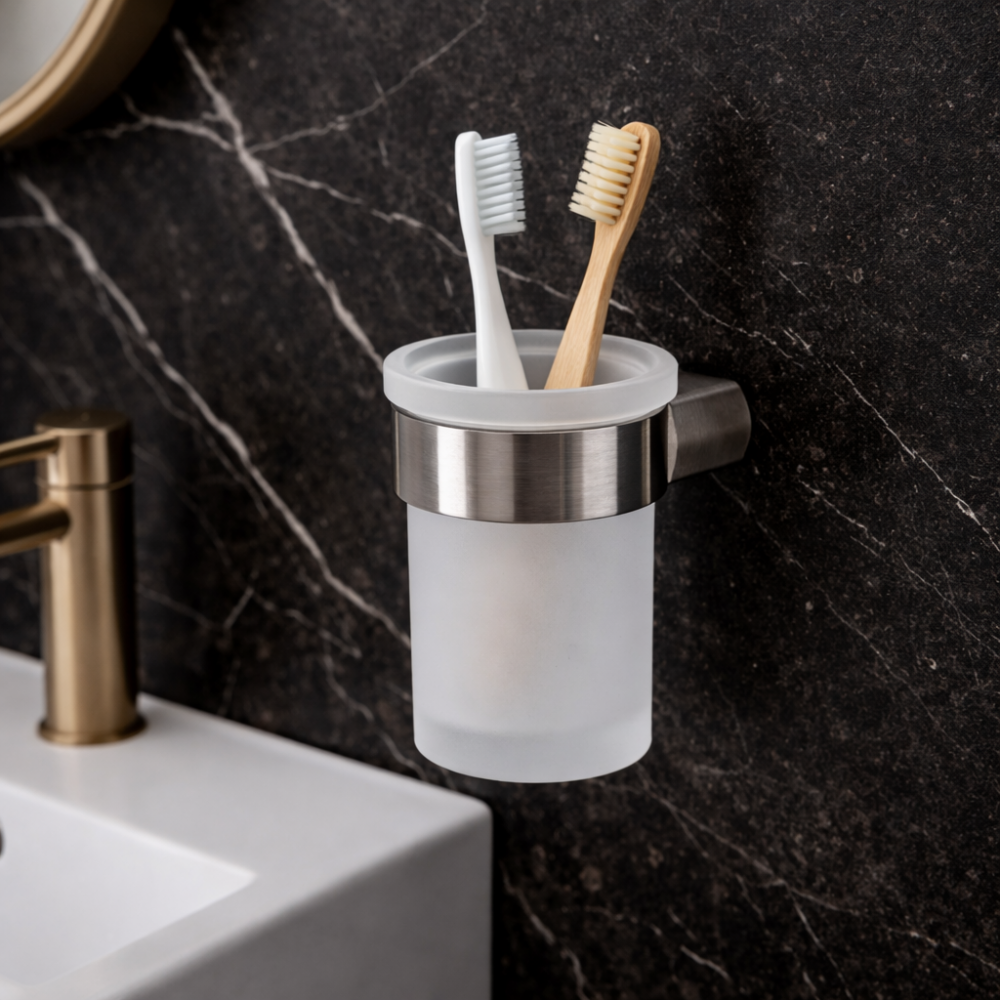 Origins Living Pirenei Tumbler Holder - Brushed Nickel PI10-38