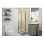 Classix 760mm x 6mm Glass Bi-fold Door - Brushed Brass