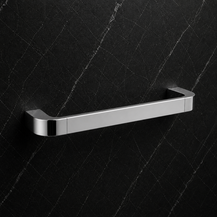 Origins Living Outline Towel Rail/Grab Bar 35cm - Chrome 3221/35-13 Bathroom Wall Accessories