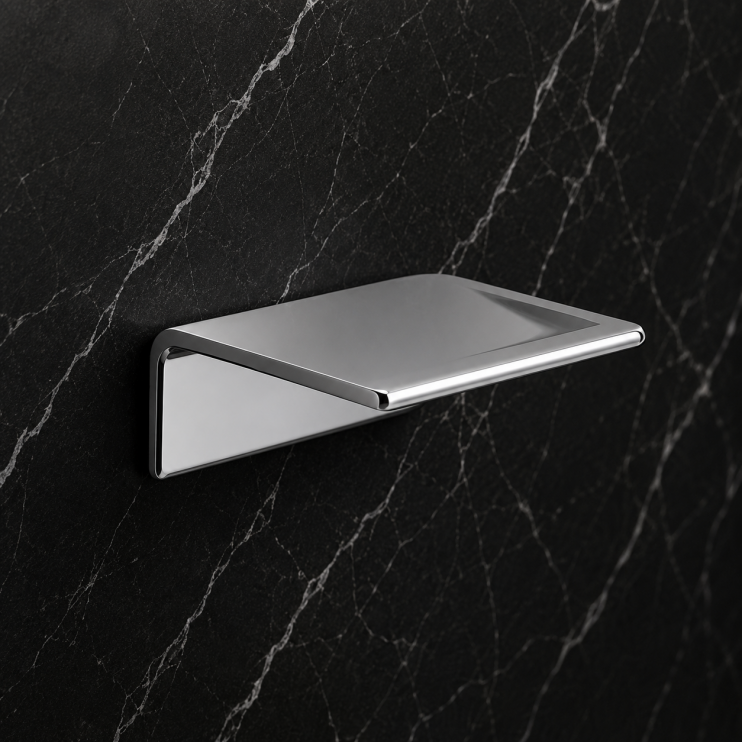 Origins Living Il Giglio Soap Dish - Chrome A911-13 Bathroom Accessory