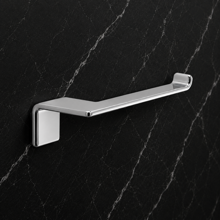 Origins Living Il Giglio Open Toilet Roll Holder - Chrome A924-13 Bathroom Accessory