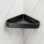 Origins Living Outline Corner Shower Basket - Black 3283-14 Bathroom Wall Accessories