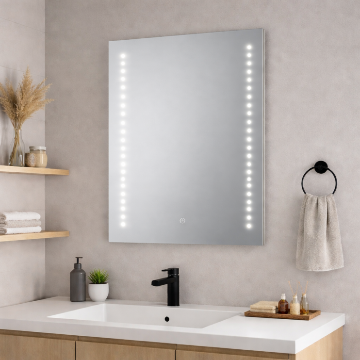 Dottie 500x700mm Rectangle Front-Lit LED Mirror