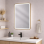 Kota 600mm Rectangle Front-Lit LED Mirror - Brushed Brass