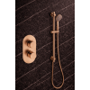 Aurora Round Shower Valve & Kit Pack 2 - Brushed Bronze