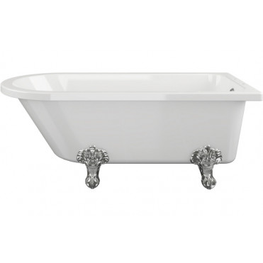 Clevedon Freestanding 1700x750x650mm 2TH Corner Bath w/Feet