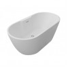 Harlesden Freestanding 1655x745x580mm 0TH Bath - Gloss White