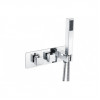Lyra Thermostatic Two Outlet Shower Valve w/Handset - Chrome