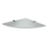 Origins Living Artemis Corner Glass Shelf - Chrome 2119/24-00