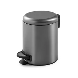 Bathroom Waste Pedal Bins 3309-81 Origins Living Potty Pedal Bin 5L - Gunmetal 3309-81