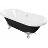 Richmond Freestanding 1690x740x620mm 2TH Bath w/Feet - Black