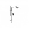 Round Concealed Valve Head & Arm Shower Pack - Chrome
