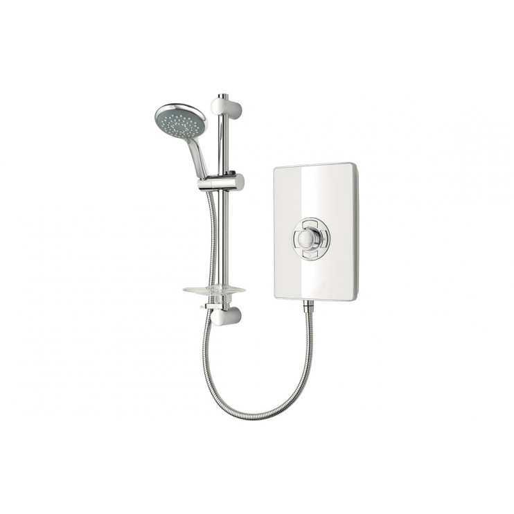 Triton Aspirante 8.5kW Contemporary Electric Shower - White Gloss Triton Aspirante 8.5kW Contemporary Electric Shower - White Gloss