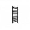Teplo Round Ladder Radiator (500x1190mm) - Black