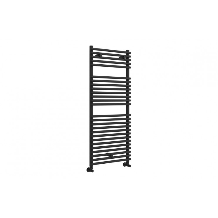 Teplo Round Ladder Radiator (500x1190mm) - Black