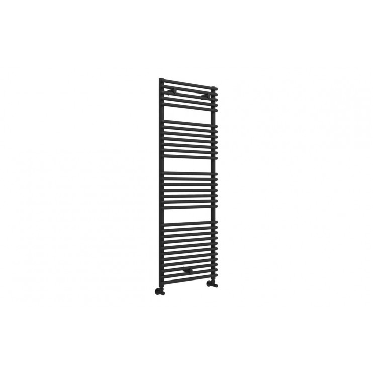 Teplo Round Ladder Radiator (500x1450mm) - Black