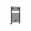 Teplo Round Ladder Radiator (500x730mm) - Black