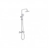 Terra Cool-Touch Thermostatic Mixer Shower w/Riser & Overhead Kit - Chrome Terra Cool-Touch Thermostatic Mixer Shower w/Riser & Overhead Kit - Chrome