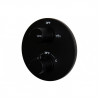 Vema Timea Black Two Outlet Thermostatic Valve