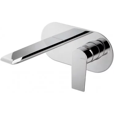 Bathroom Basin/Bath Wall Mixers Chrome DITS1188 Vema Timea Wall Mounted Basin Mixer - Chrome