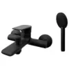 Bathroom Basin/Bath Wall Mixers Black DITB1084 Vema Timea Wall Mounted Bath/Shower Mixer - Matt Black