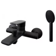 Bathroom Basin/Bath Wall Mixers Black DITB1084 Vema Timea Wall Mounted Bath/Shower Mixer - Matt Black