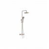 VitrA Aquaheat Bliss 240 Thermostatic Shower Column w/2-Function Overhead - Brushed Nickel VitrA Aquaheat Bliss 240 Thermostatic Shower Column w/2-Function Overhead - Brushed Nickel