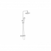 VitrA Aquaheat Bliss 240 Thermostatic Shower Column w/2-Function Overhead - Chrome