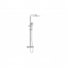 Columns Showers Chrome VTCM0210 VitrA Aquaheat Bliss S 230 Thermostatic Shower Column - Chrome