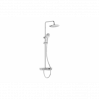 Columns Showers Chrome VTCM0220 VitrA Aquaheat Charm 240 Shower Set w/2-Function Overhead & Shelf - Chrome
