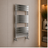 Designer Radiator DIRA0310 Trend Square Ladder Radiator (500x1200mm) - Chrome