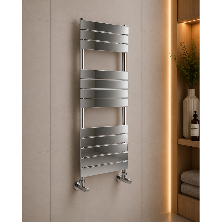 Trend Square Ladder Radiator (500x1200mm) - Chrome