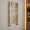Grada Straight 30mm Ladder Radiator (500x1600x30mm) - Brushed Brass