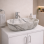 Otto 460x330mm Ceramic Washbowl - White Marble Effect
