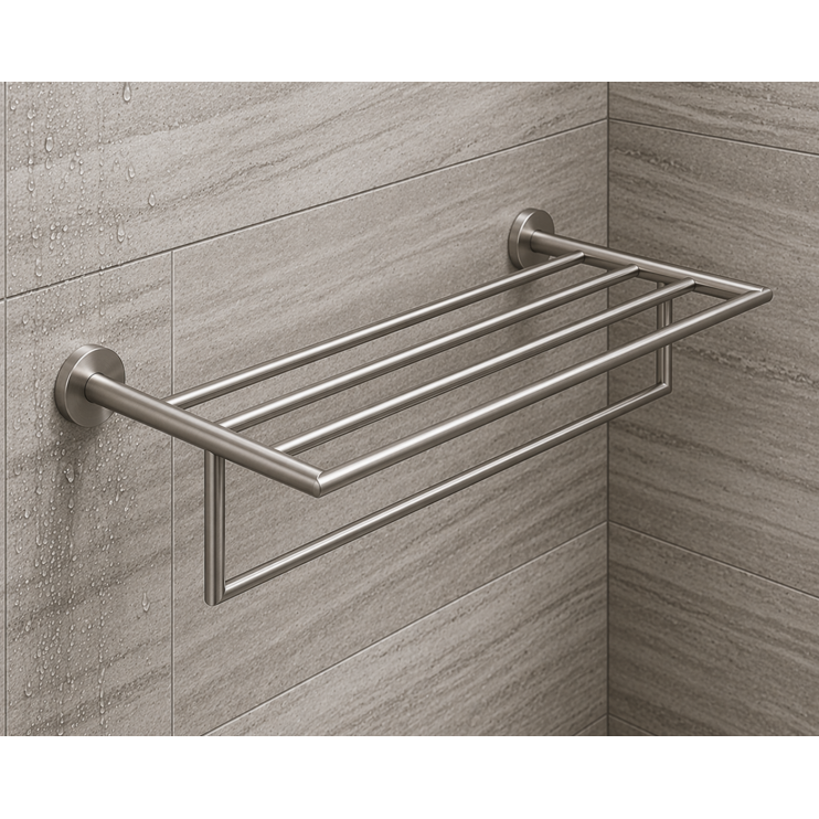 Origins Living G Pro Towel Rack - Brushed Stainless Steel 5044-38 Bathroom Accessory