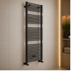 Teplo Round Ladder Radiator (500x1450mm) - Black