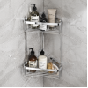 Origins Living Double Corner Shower Basket - Chrome 189779