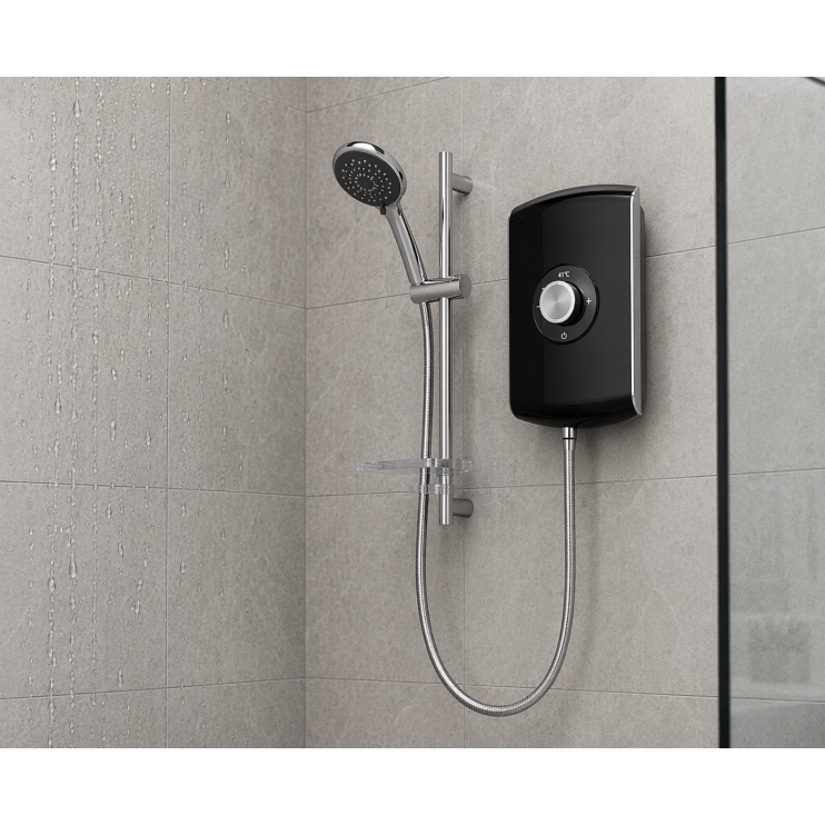 Triton Amore 8.5kW Electric Shower - Black Gloss