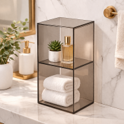 Origins Living Pier Glass 2 Box Shelf Rectangular - Bronze B008462